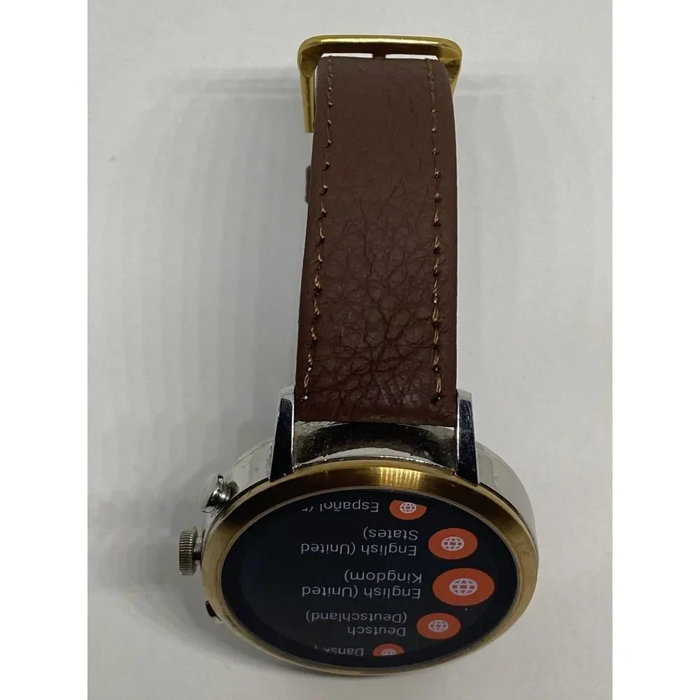 Fossil Gen 4 Authentic Digital Dial Smart Watch Custom Band FTW6016 AB505